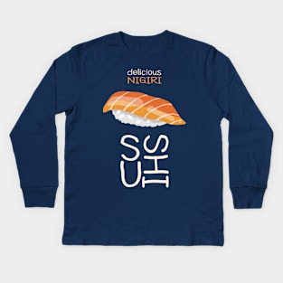 Delicious Nigiri Sushi Kids Long Sleeve T-Shirt